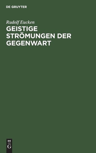 Geistige str mungen der - geistige, str?mungen