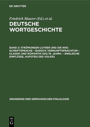 Str mungen luther - die, nhd